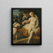 David e Betsabea - Jacopo Amigoni — quadro incorniciato alla parete