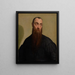 Ritratto di un uomo barbuto - Jacopo Bassano — quadro incorniciato alla parete