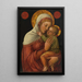 Vierge à l'Enfant - Jacopo Bellini — quadro incorniciato alla parete