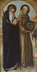 Saint Antoine Abbé et Saint Bernardin de Sienne - Jacopo Bellini — vista dell’opera