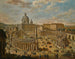 Vista panoramica di Piazza San Pietro con la basilica oltre - Jacopo Fabris — vista dell’opera