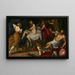 Venere e Marte - Jacopo Palma il Giovane — quadro incorniciato alla parete