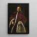 Un procuratore di San Marco - Jacopo Tintoretto — quadro incorniciato alla parete