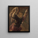 Angelo dell'Annunciazione alla Vergine - Jacopo Tintoretto — quadro incorniciato alla parete