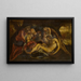 La Lamentation sur le Christ mort - Jacopo Tintoretto — quadro incorniciato alla parete