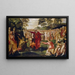 Mosè che percuote la roccia - Jacopo Tintoretto — quadro incorniciato alla parete