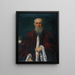 Ritratto del procuratore Alessandro Gritti - Jacopo Tintoretto — quadro incorniciato alla parete