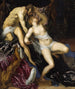 Tarquin e Lucrezia - Jacopo Tintoretto — vista dell’opera