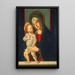 Vierge à l'Enfant - Jacopo da Valenza — quadro incorniciato alla parete