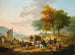 Le camp militaire en départ - Jacques-François-Joseph Swebach — vista dell’opera