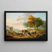 Le camp militaire en départ - Jacques-François-Joseph Swebach — quadro incorniciato alla parete