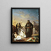 Il mercante di schiavi in Turchia - Jacques-Joseph Eeckhout — quadro incorniciato alla parete