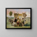 La Douche de moutons phénoménaux - Jacques-Joseph Lecurieux — quadro incorniciato alla parete
