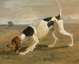 Un puntatore in un paesaggio - Jacques-Laurent Agasse — vista dell’opera