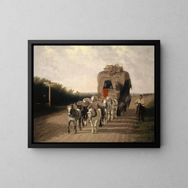 Il trasportatore Ludlow - Jacques-Laurent Agasse — quadro incorniciato alla parete