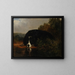 Plutone, cane preferito del padrone - Jacques-Raymond Brascassat — quadro incorniciato alla parete