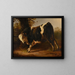 Toro arrabbiato - Jacques-Raymond Brascassat — quadro incorniciato alla parete