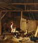Un carpentiere in una stalla - Jacques Albert Senave — vista dell’opera