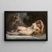Venere addormentata - Jacques Antoine Vallin — quadro incorniciato alla parete