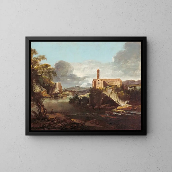Vallée rocheuse - Jacques Courtois — quadro incorniciato alla parete
