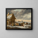 Un paesaggio invernale russo - Jacques François Joseph Swebach-Desfontaines — quadro incorniciato alla parete