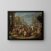 Jéroboam sacrifiant aux idoles - Jacques Ignatius de Roore — quadro incorniciato alla parete