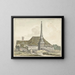 Le jalon ou le poteau de banlieue à Halfweg - Jacques Kuyper — quadro incorniciato alla parete