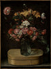 Bouquet di fiori su una scatola di cartone - Jacques Linard — vista dell’opera