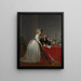di Antoine Laurent Lavoisier 1743-1794 e Marie Anne Lavoisier Marie Anne Pierrette Paulze 1758-1836 - Jacques Louis David — quadro incorniciato alla parete