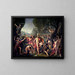 Léonidas aux Thermopyles - Jacques Louis David — quadro incorniciato alla parete