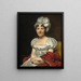 Madame David - Jacques Louis David — quadro incorniciato alla parete