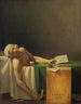 Marat assassinato - Jacques Louis David — vista dell’opera