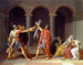 Il giuramento degli Orazi - Jacques Louis David — vista dell’opera