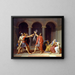 Il giuramento degli Orazi - Jacques Louis David — quadro incorniciato alla parete