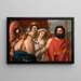La collera di Achille - Jacques Louis David — quadro incorniciato alla parete