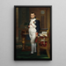L'Imperatore Napoleone nel suo studio alle Tuileries - Jacques Louis David — quadro incorniciato alla parete