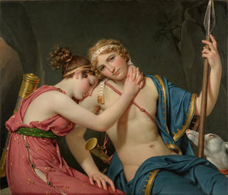 Le départ de Télémaque et d'Eucharis - Jacques Louis David — vista dell’opera