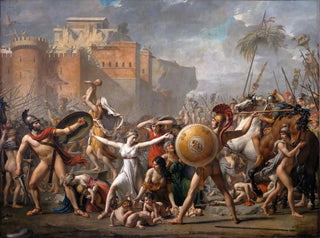 L'Intervention des Sabines - Jacques Louis David — vista dell’opera