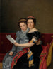 Le sorelle Zénaïde e Charlotte Bonaparte - Jacques Louis David — vista dell’opera
