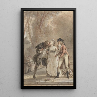 Jacques Louis Franois Touz - Loaned Kiss.webp