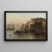 Vista sul Tamigi con sullo sfondo la Cattedrale di San Paolo - Jacques Matthias Schenker — quadro incorniciato alla parete