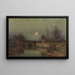 Chiaro di luna - Jacques Rosseels — quadro incorniciato alla parete