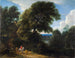 Paesaggio con un cavaliere in rosso - Jacques d'Arthois — vista dell’opera