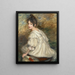 Fille à la robe blanche - Jacques - Émile Blanche — quadro incorniciato alla parete
