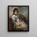 Pouponne Zelinska nel cesto - Jacques-Émile Blanche — quadro incorniciato alla parete