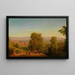 Vista di Torino - Jakob Alt — quadro incorniciato alla parete