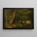 Paesaggio del Prater - Jakob Alt — quadro incorniciato alla parete