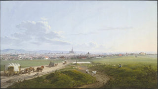 Jakob Alt - View of Vienna from the Spinner on the Cross 1817.webp