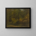 In una foresta - Jakob Becker — quadro incorniciato alla parete