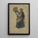 Petite paysanne portant une altra sur le dos - Jakob Becker — quadro incorniciato alla parete